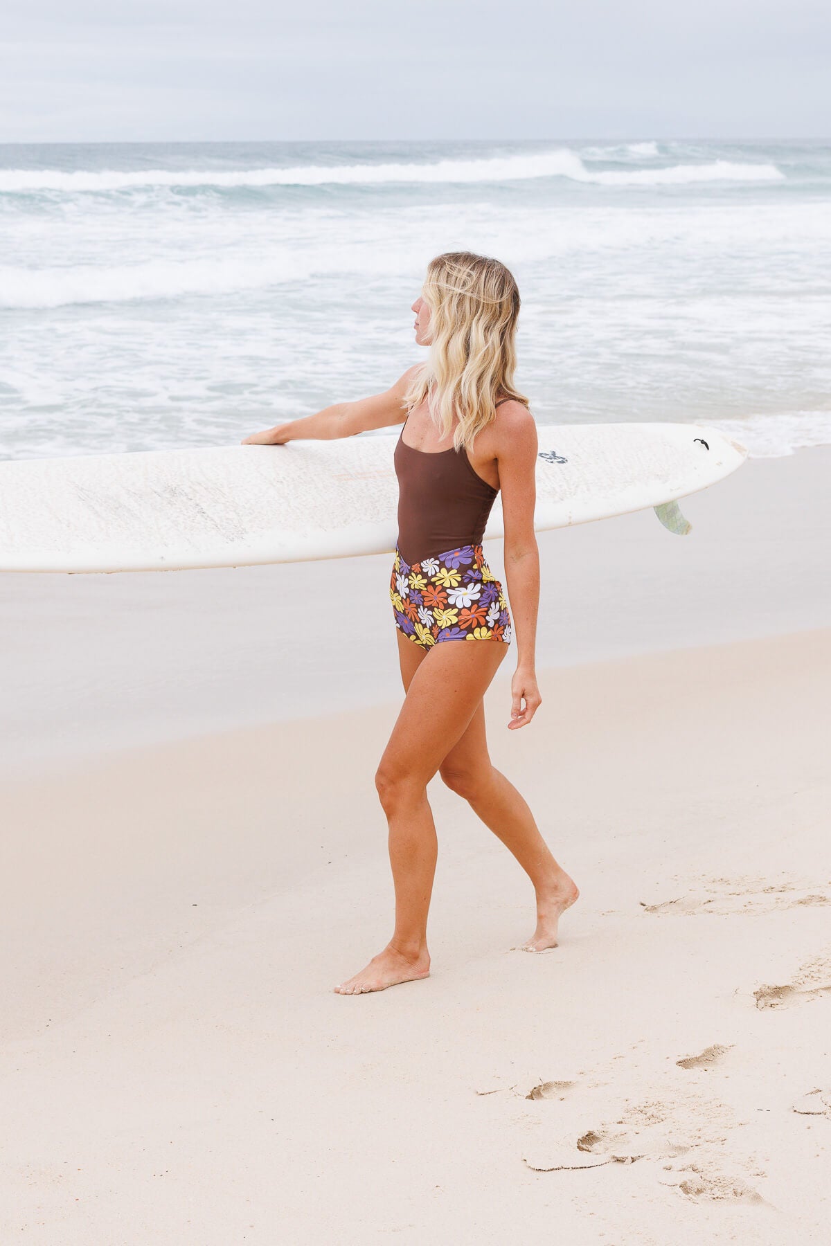 Holiday Surf Suit | Choc Flower