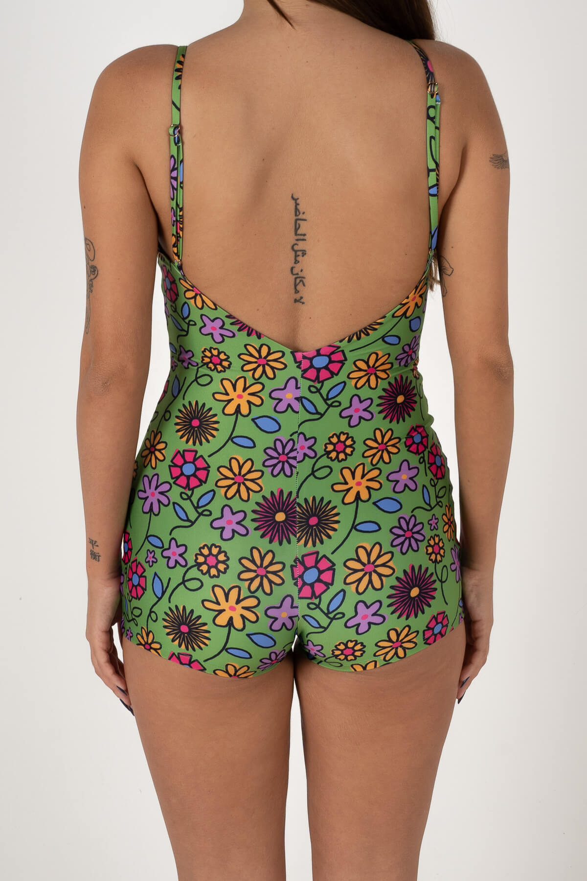 Oh Baby Surf Suit | Green Flower