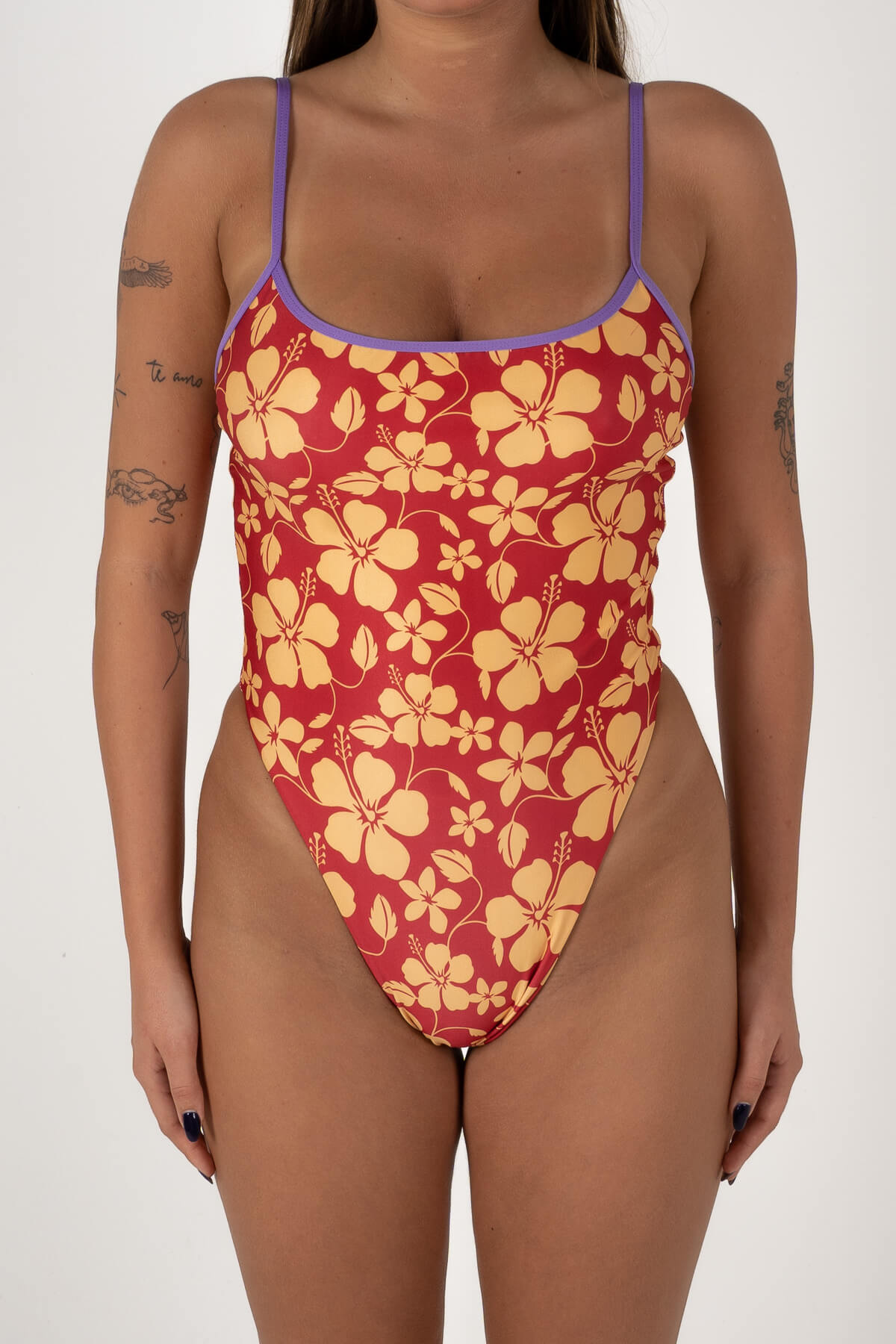 HellaCute One Piece | Aloha Red