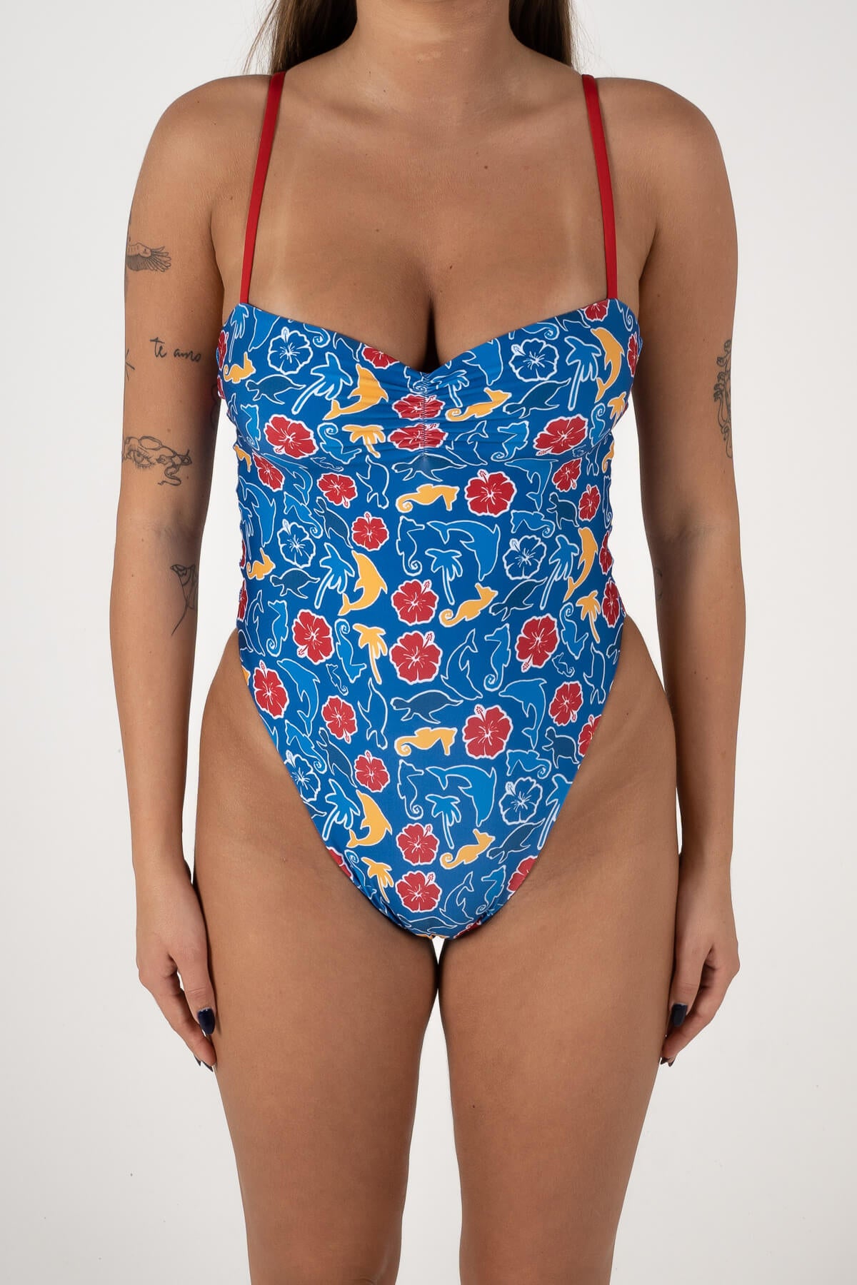 Kindness One Piece | Dolphin Blue