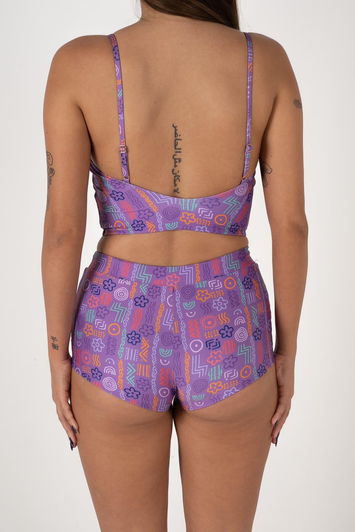 Eighty Eight Shorts | Purple Paint