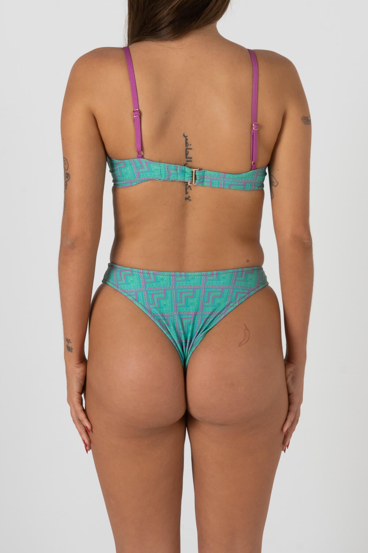 NiceDay Bikini Bottoms | Green Stack