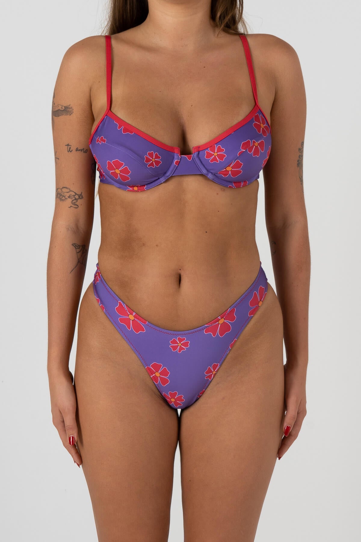 NiceDay Bikini Bottoms | Purple Fields