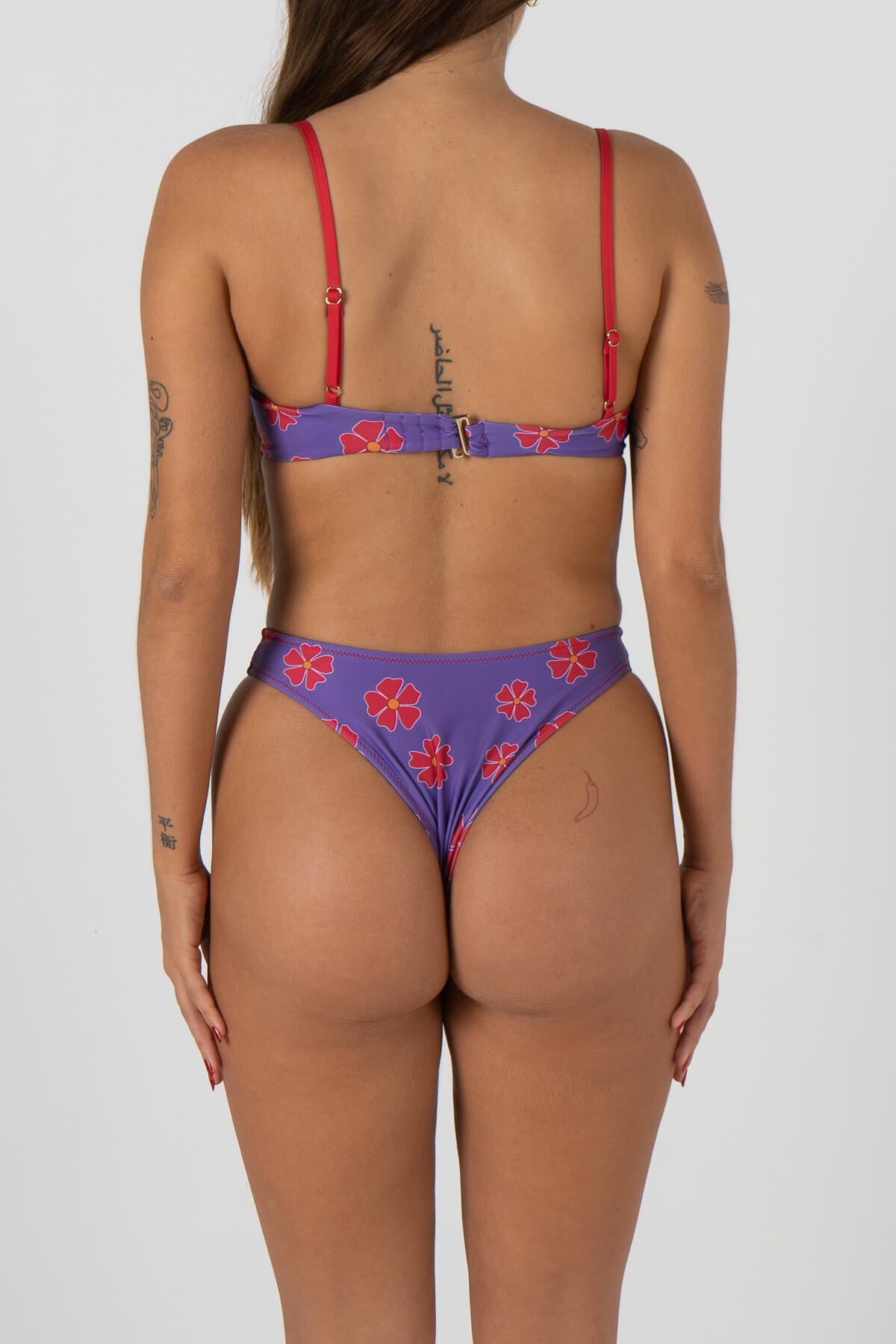 NiceDay Bikini Bottoms | Purple Fields