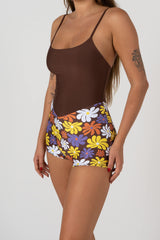 Holiday Surf Suit | Choc Flower
