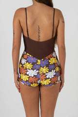 Holiday Surf Suit | Choc Flower