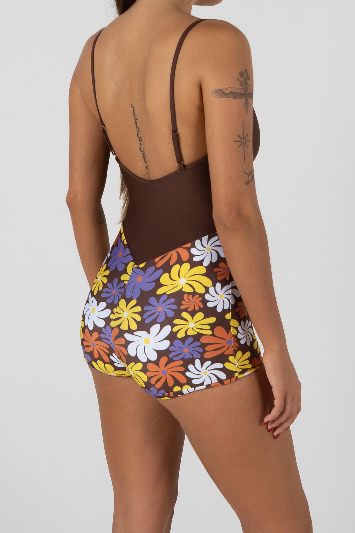 Holiday Surf Suit | Choc Flower