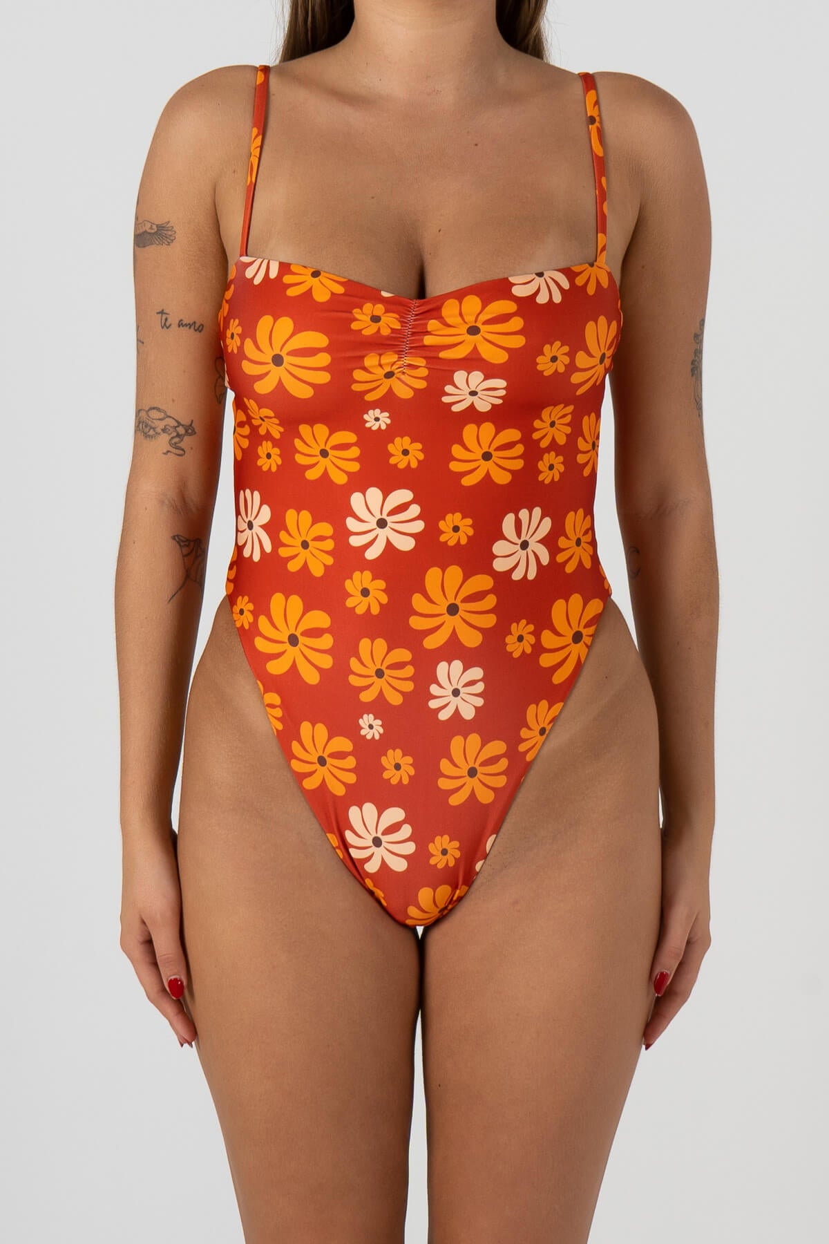 Kindness One Piece | Red Flower