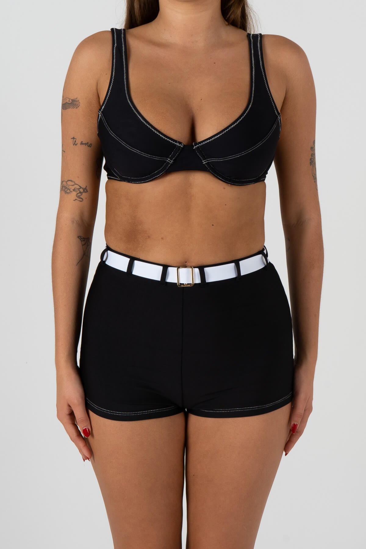 BoomPow Bra Cup Top | Black