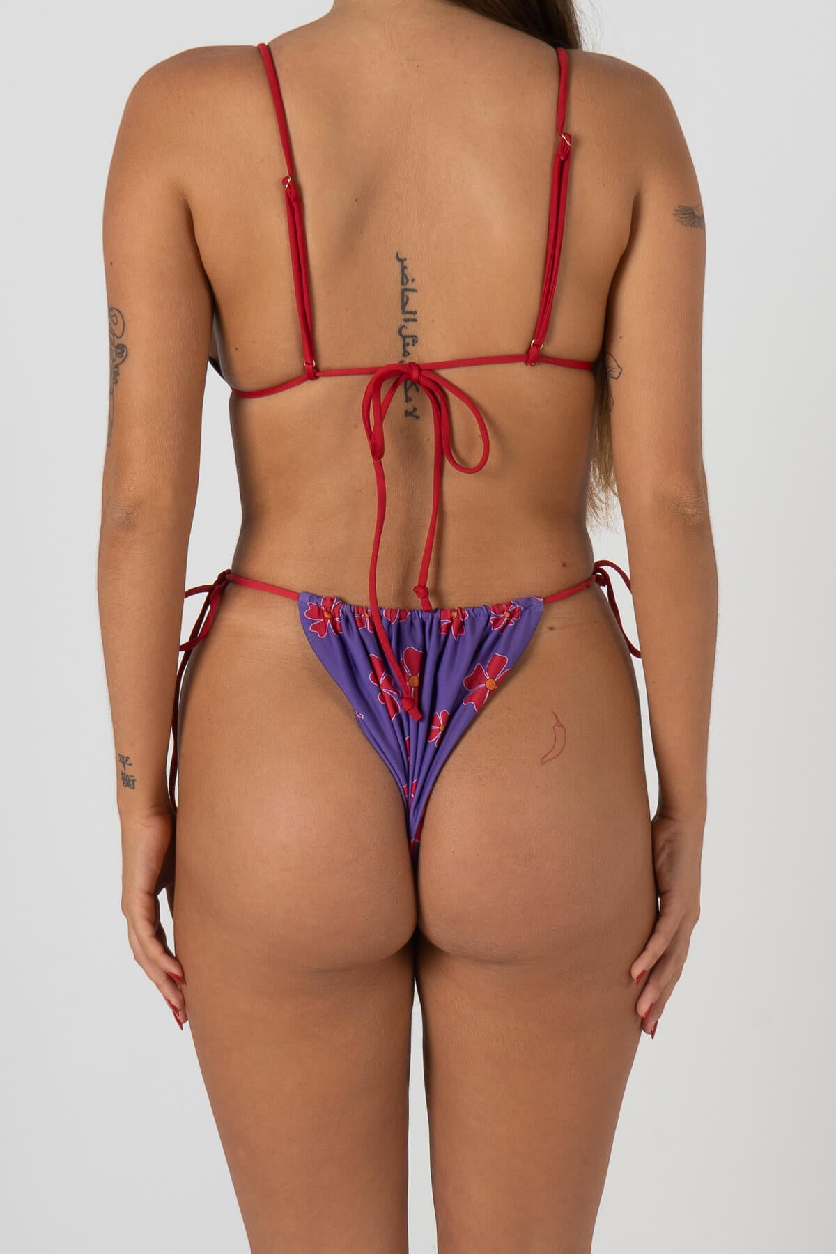 TanTime Bikini Bottoms | Purple Fields