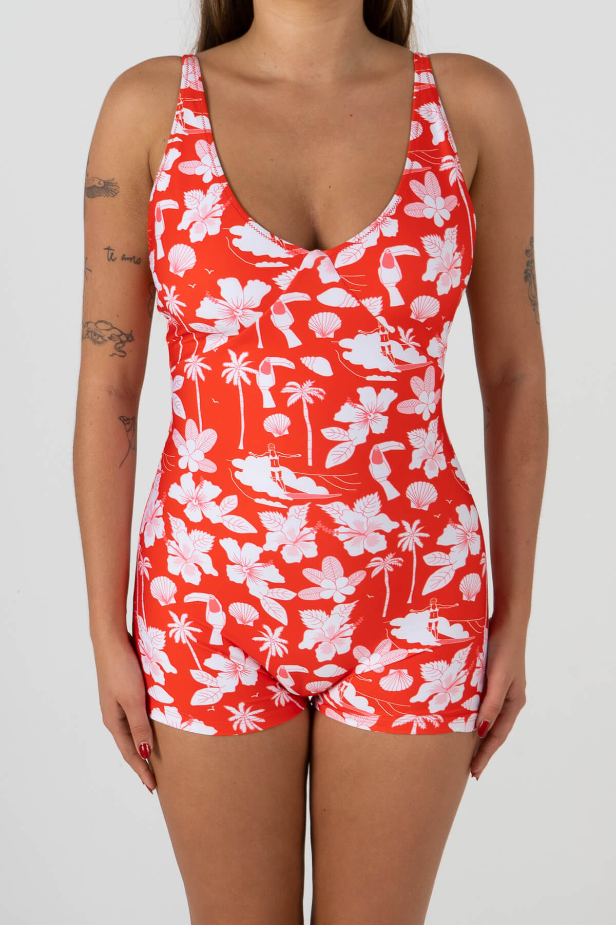 SunRays Surf Suit | Hawaii Red