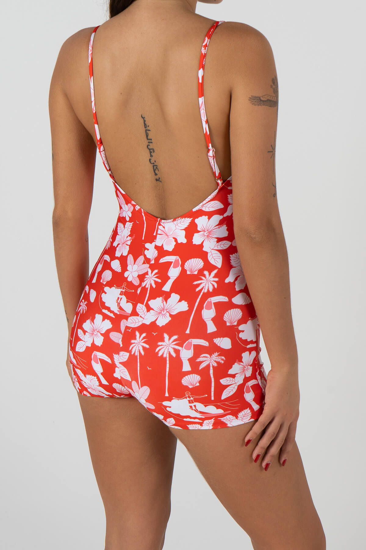 SunRays Surf Suit | Hawaii Red