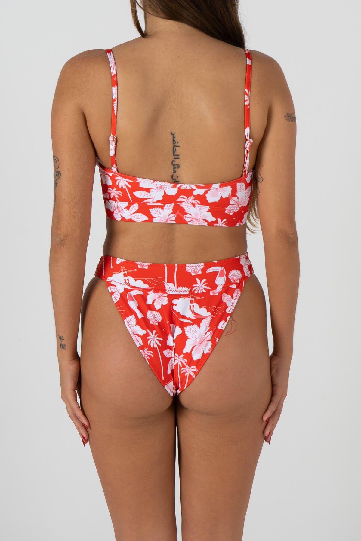 Vacay Bikini Bottoms | Hawaii Red