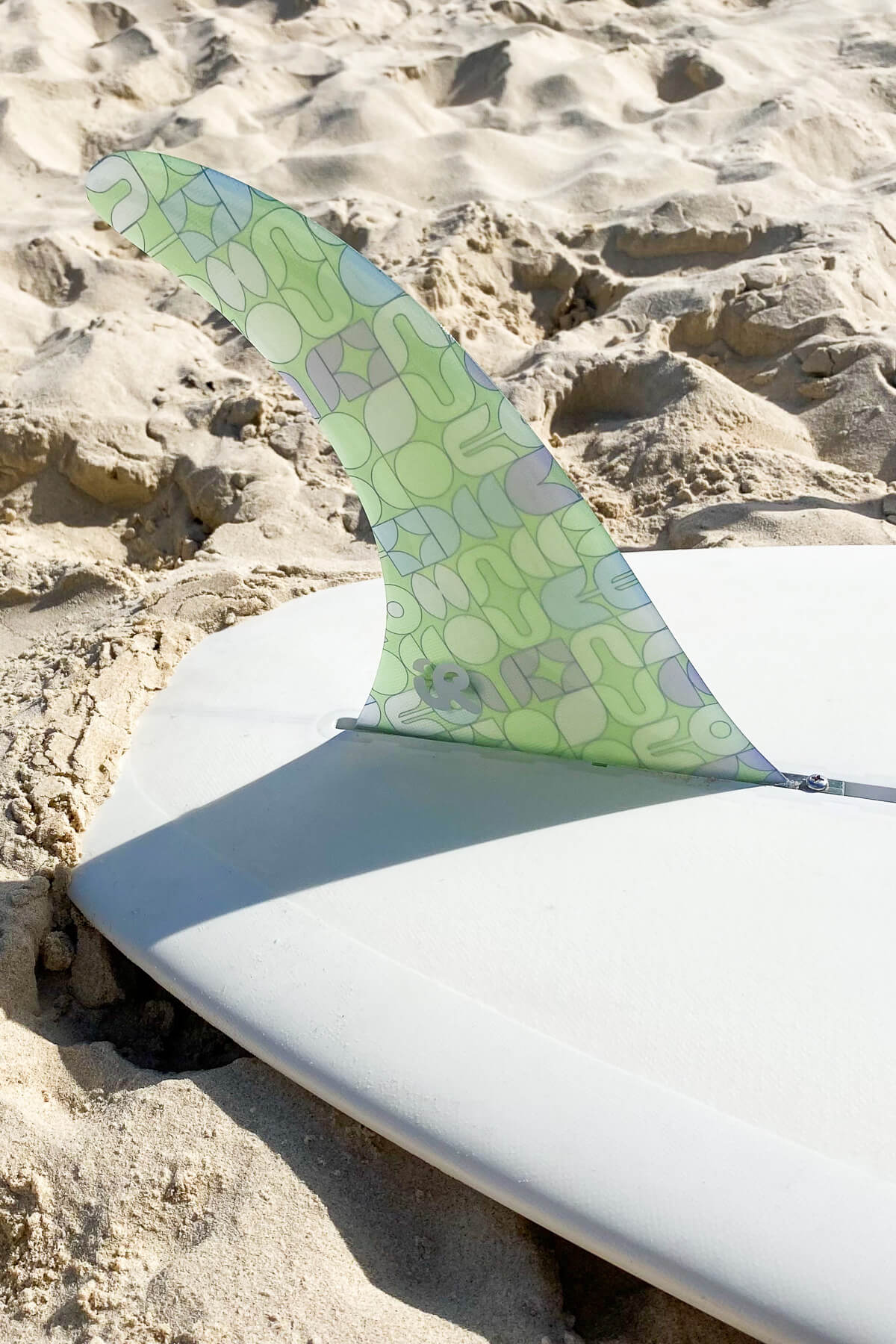 Inner Relm x Raido | GT 10" Longboard Fin | DigiGreen